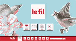 Desktop Screenshot of le-fil.com