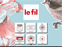 Tablet Screenshot of le-fil.com